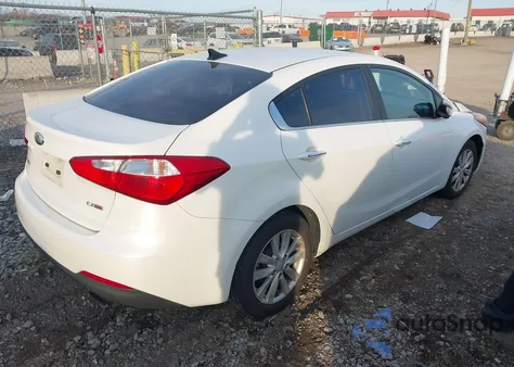 2014 Kia Forte Ex из США, поврежденный, VIN KNAFX4A89E5217863
